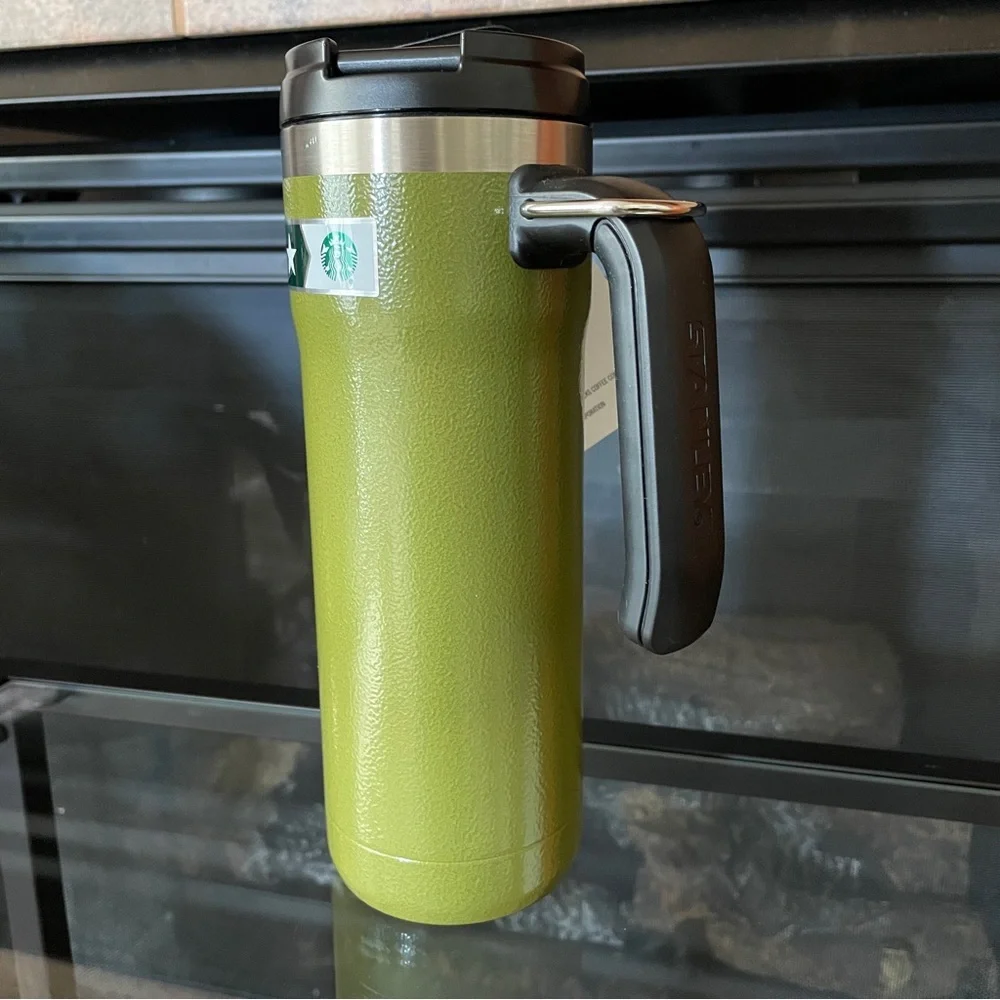 Starbucks Green Travel Mug with Handle